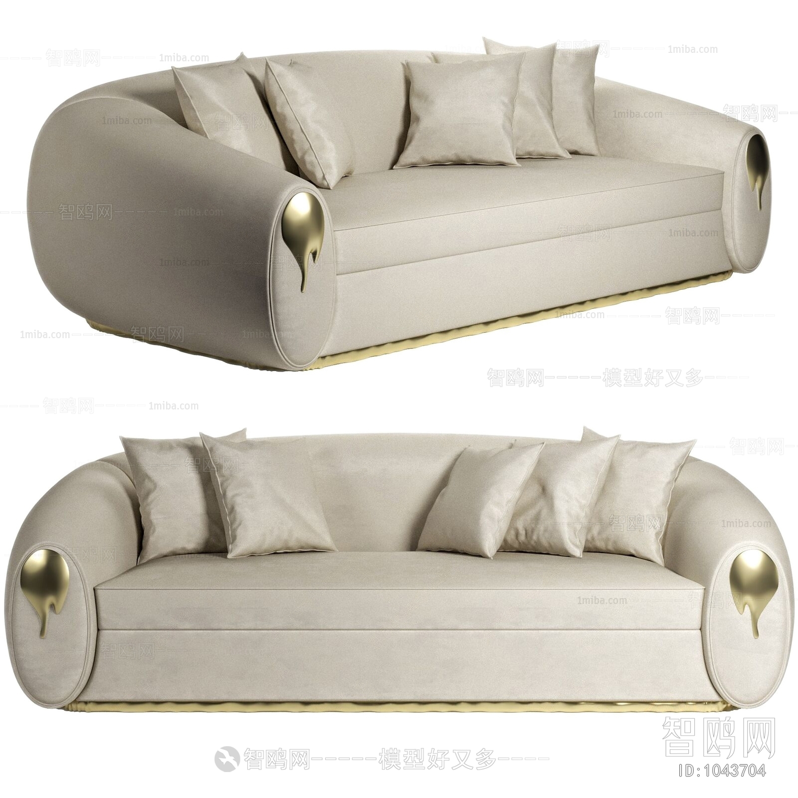 Modern Three-seat Sofa