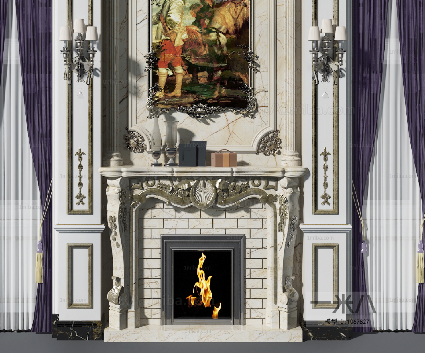 European Style Fireplace