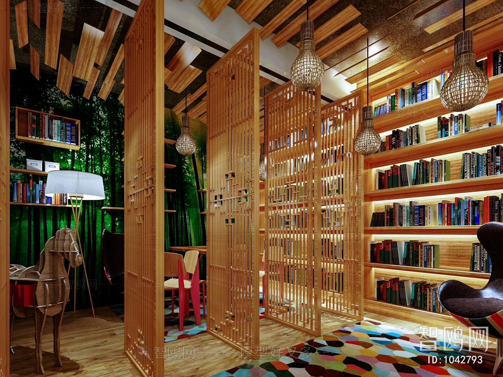 Modern Bookstore Book Bar