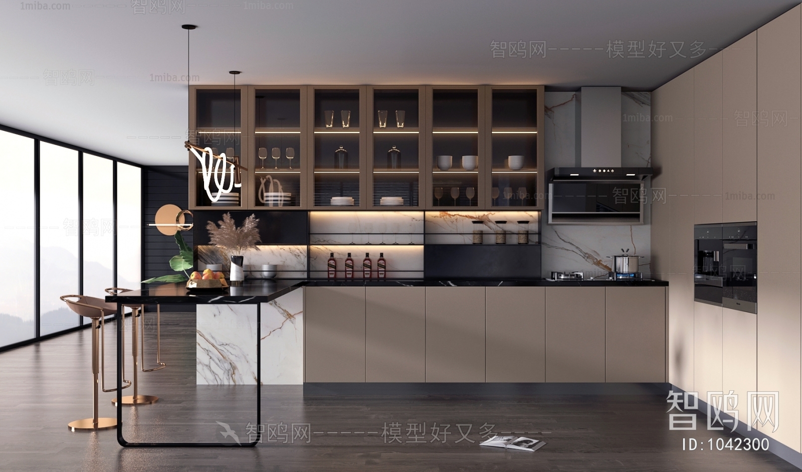 Modern Open Kitchen