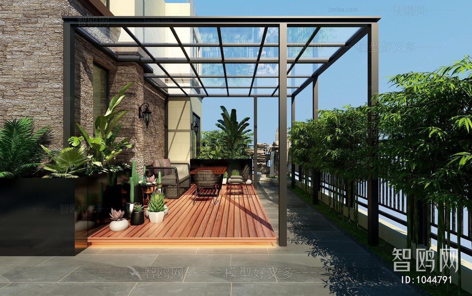 Modern Glass Sun Room