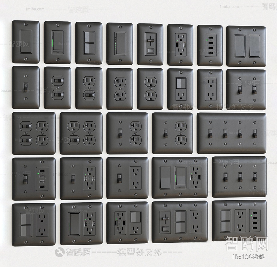 Modern Switch Socket Panel