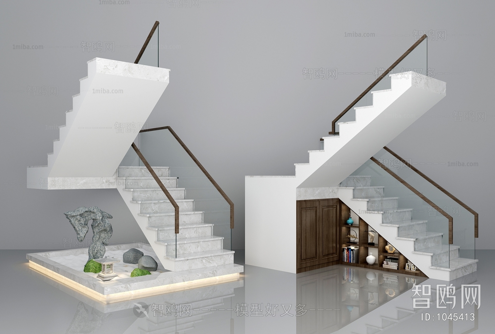 Modern Stair Balustrade/elevator