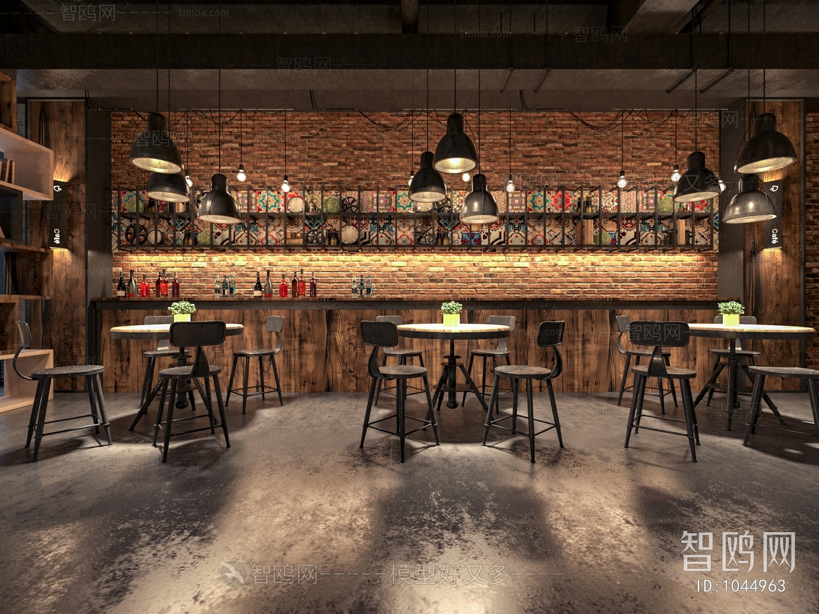 Industrial Style Bar