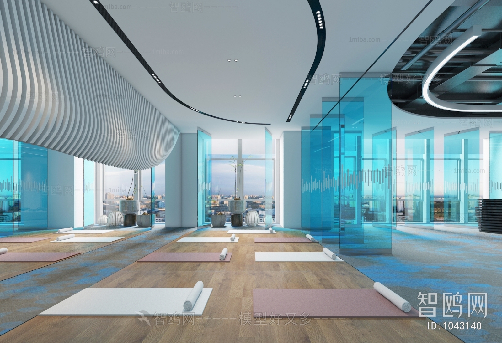 Modern Yoga Room