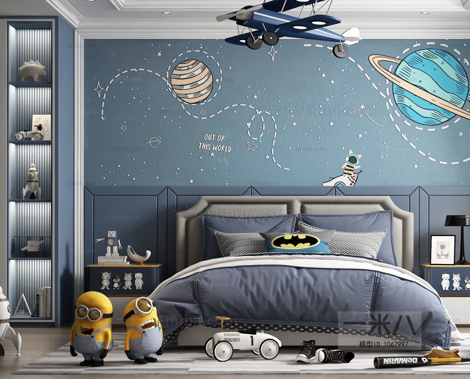 Modern Boy's Room And Son's Room