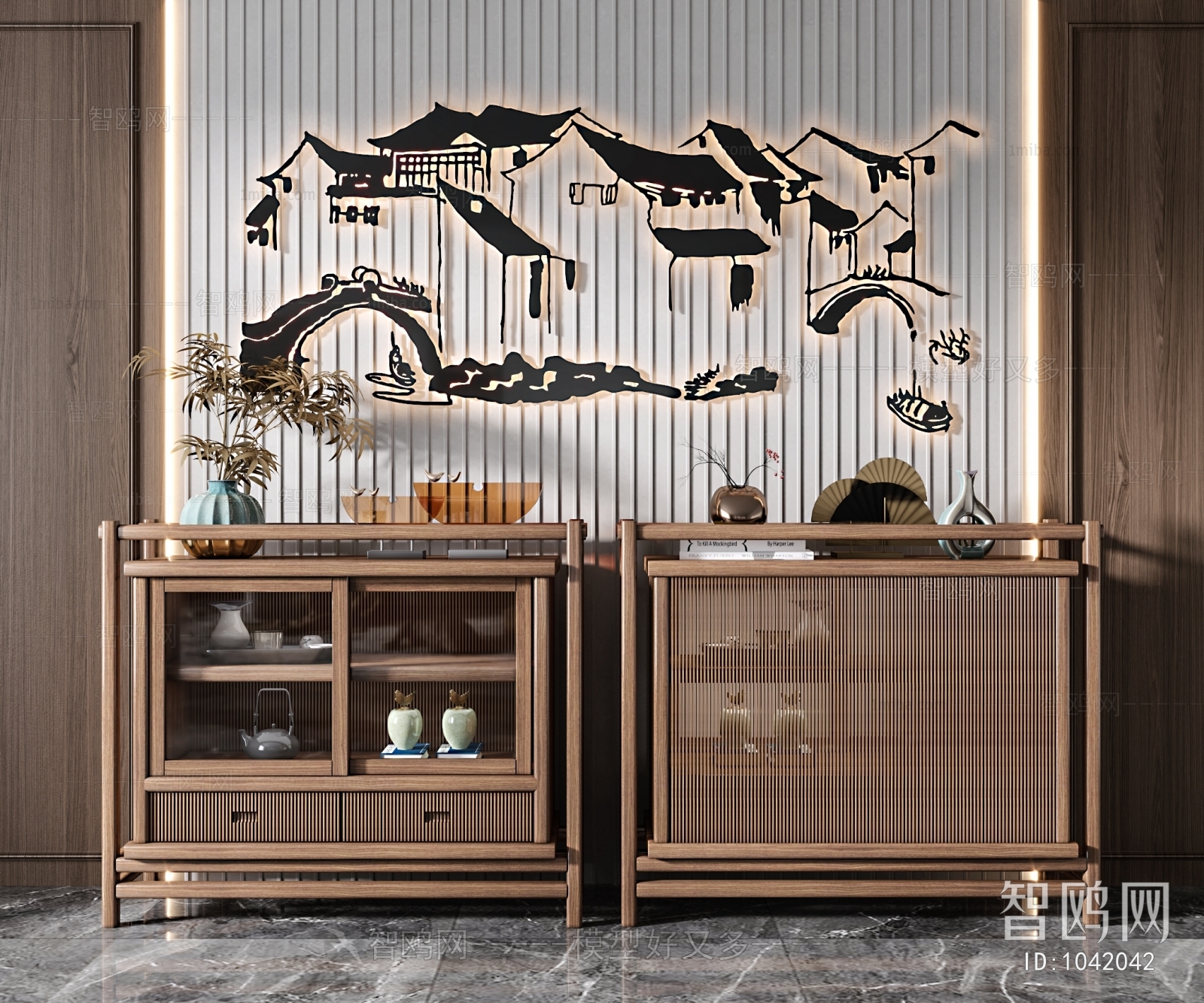 New Chinese Style Sideboard