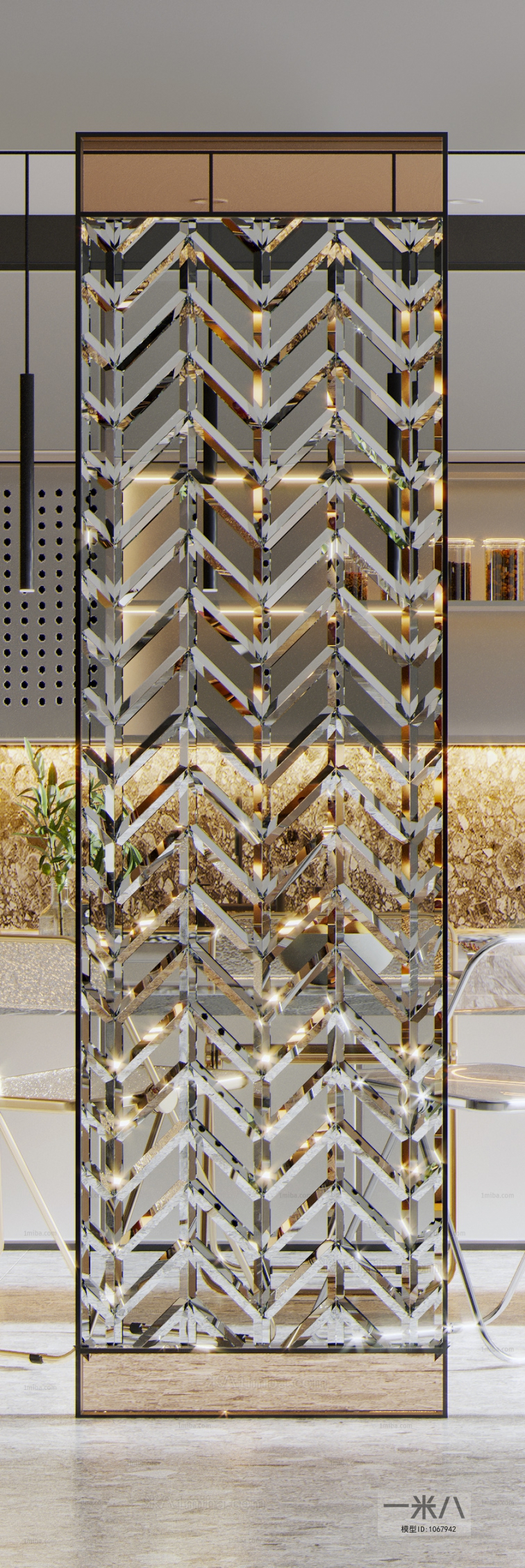 Modern Glass Screen Partition