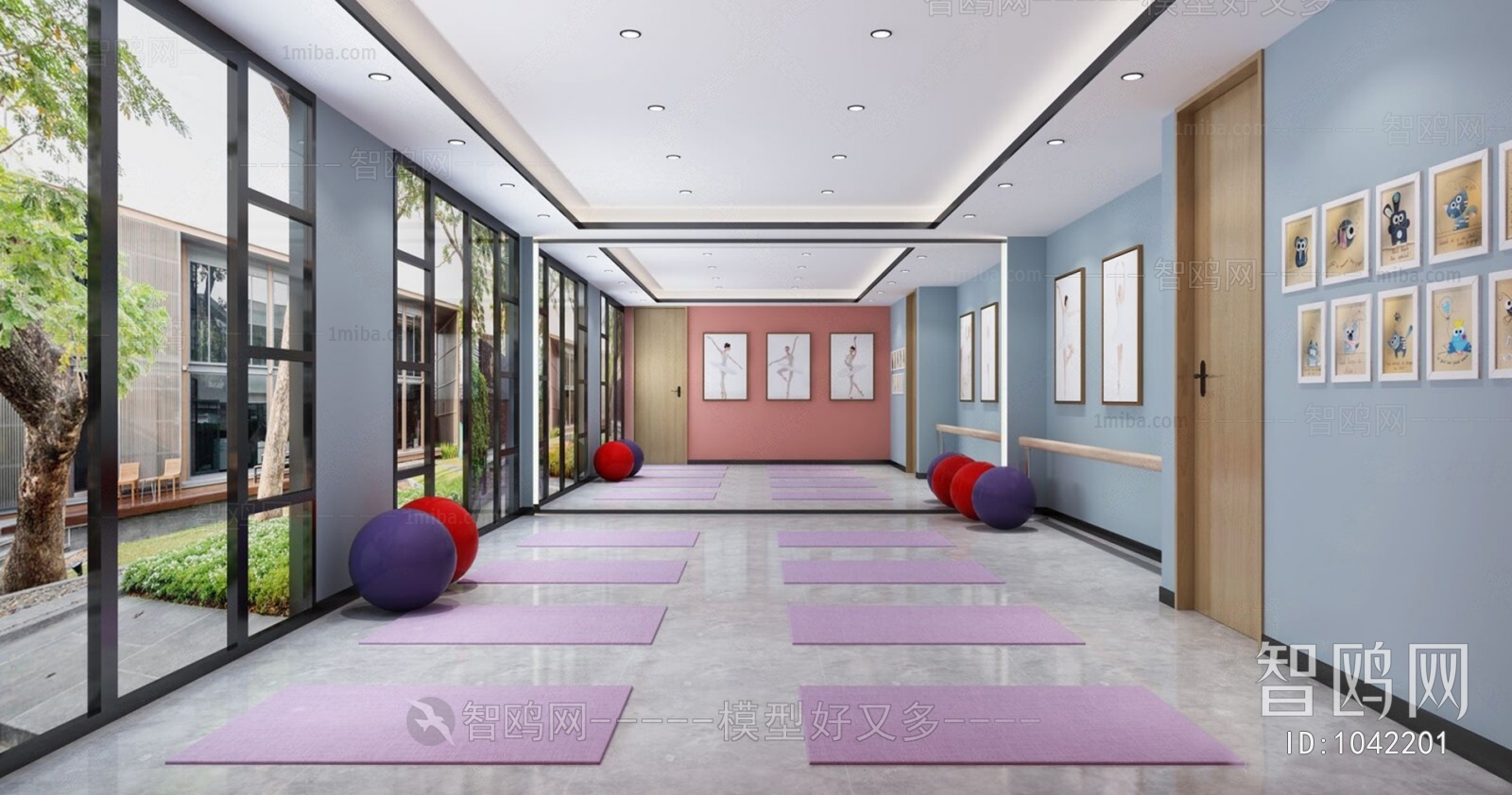 Modern Yoga Room