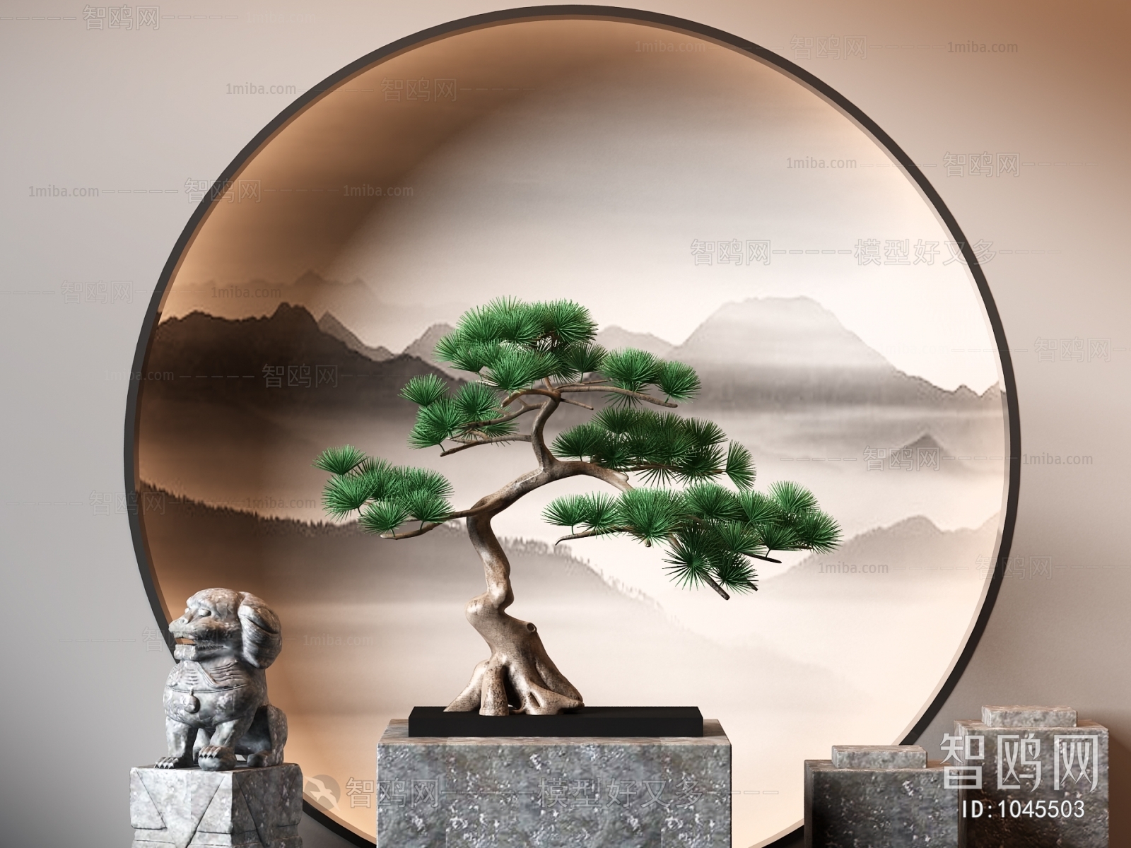 New Chinese Style Bonsai