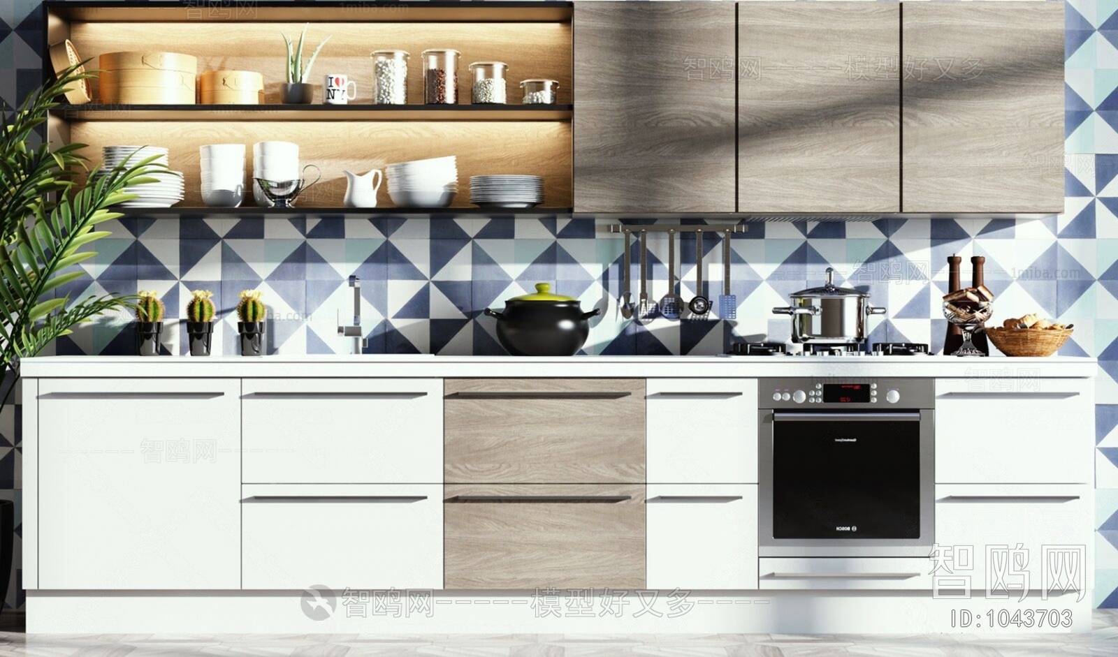 Nordic Style Kitchen Cabinet