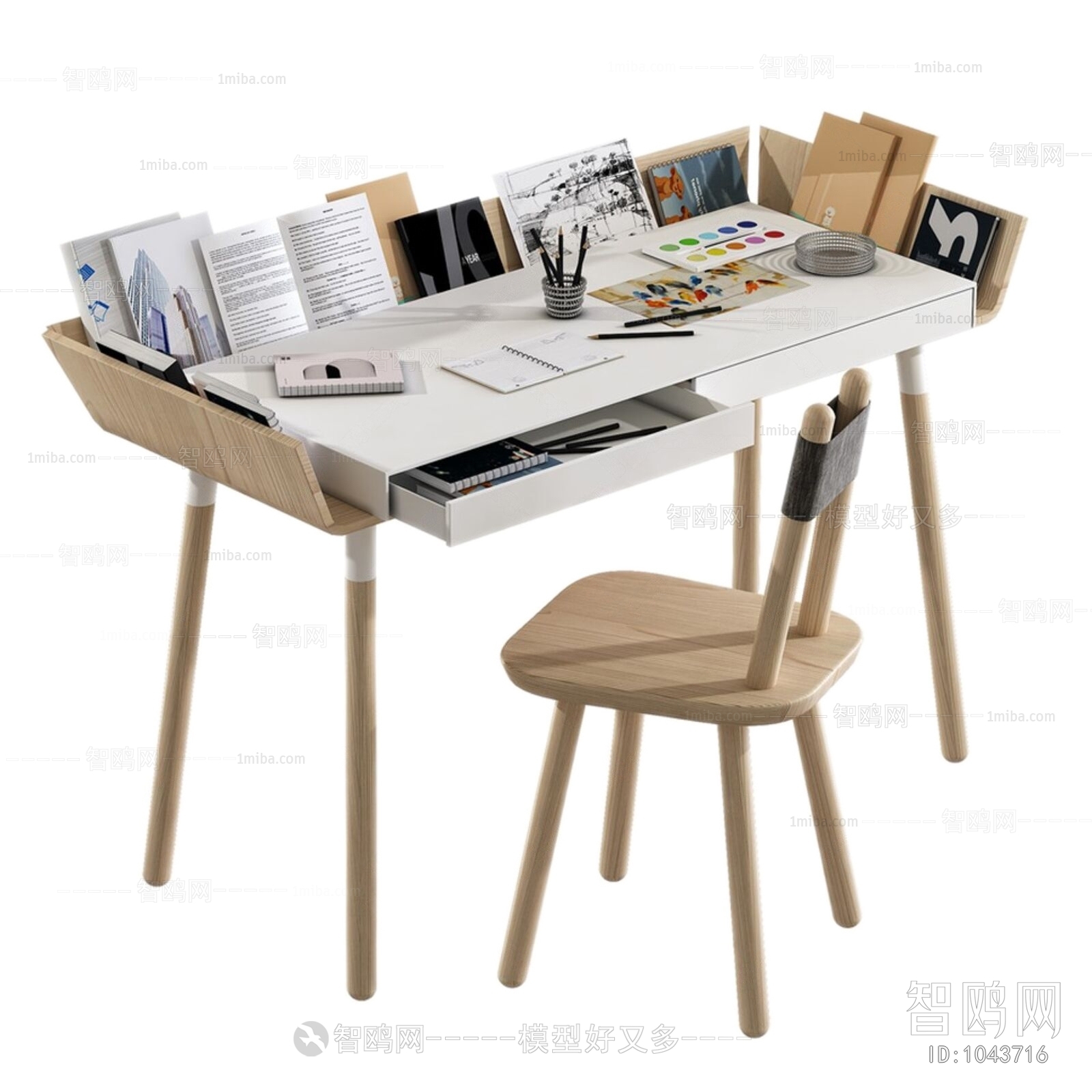 Modern Computer Desk And Chair