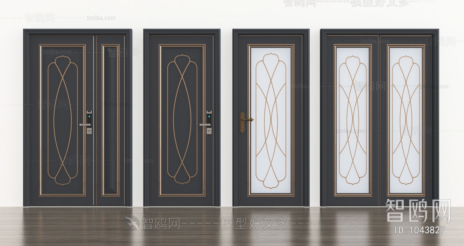 Simple European Style Door