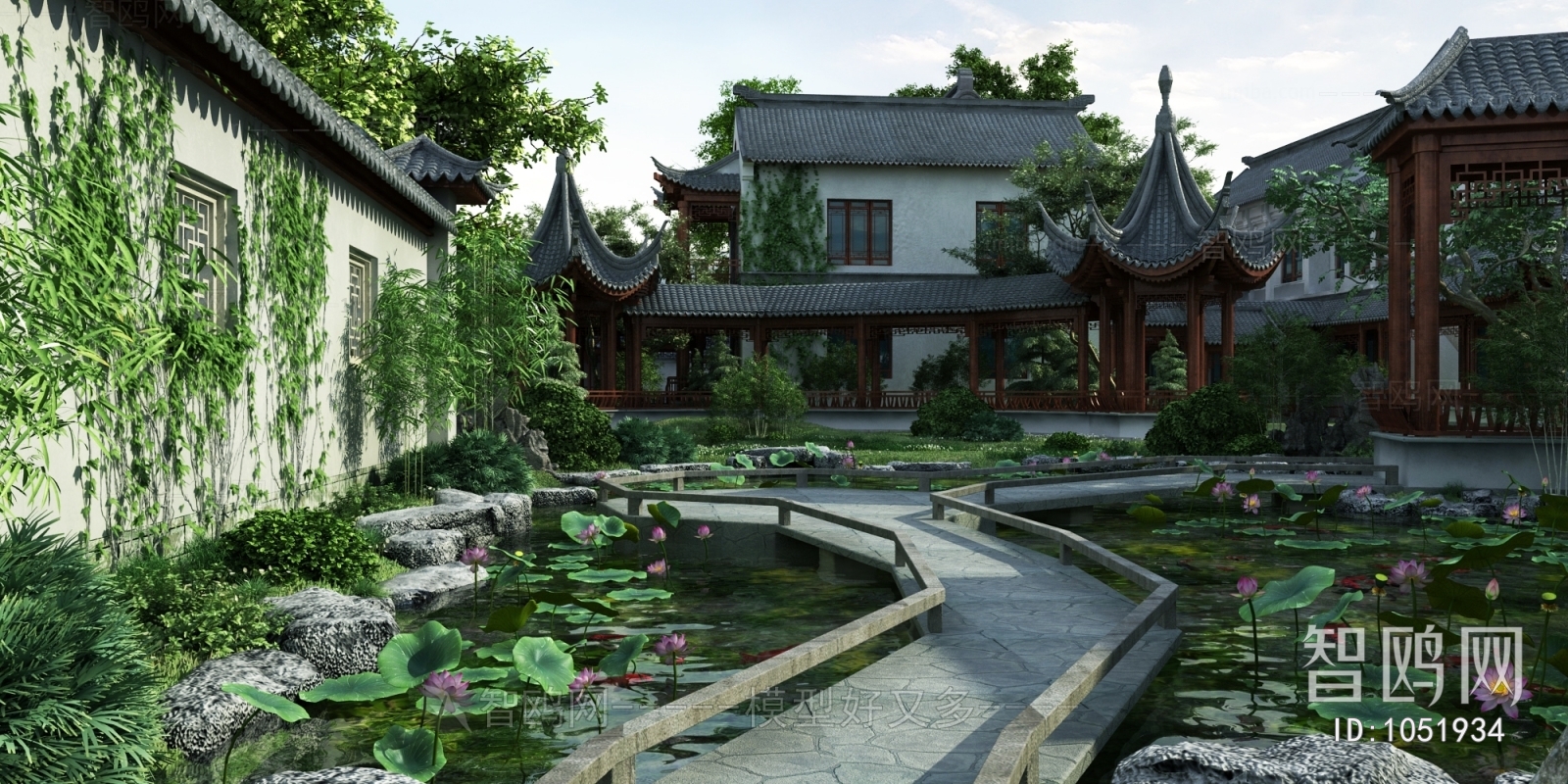 Chinese Style Garden Landscape