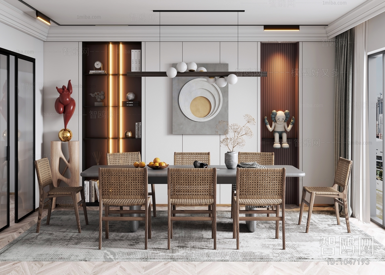 Modern Nordic Style Dining Room