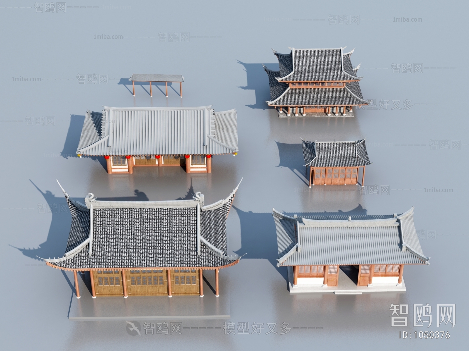 Chinese Style Ancient Architectural Buildings