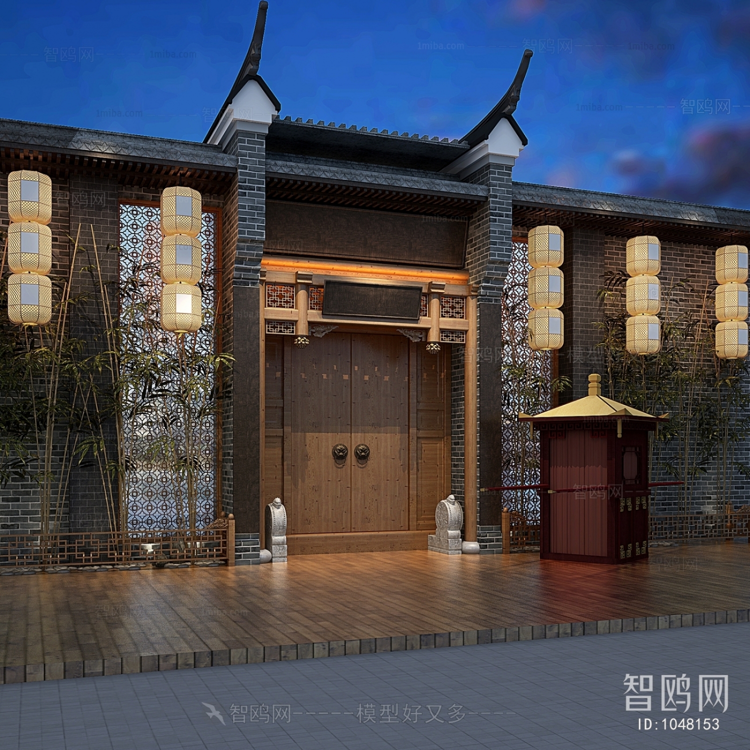 New Chinese Style Facade Element