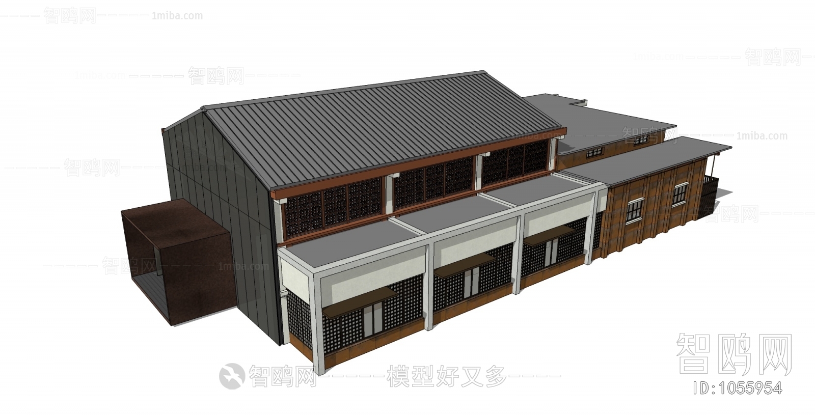 New Chinese Style Building Appearance