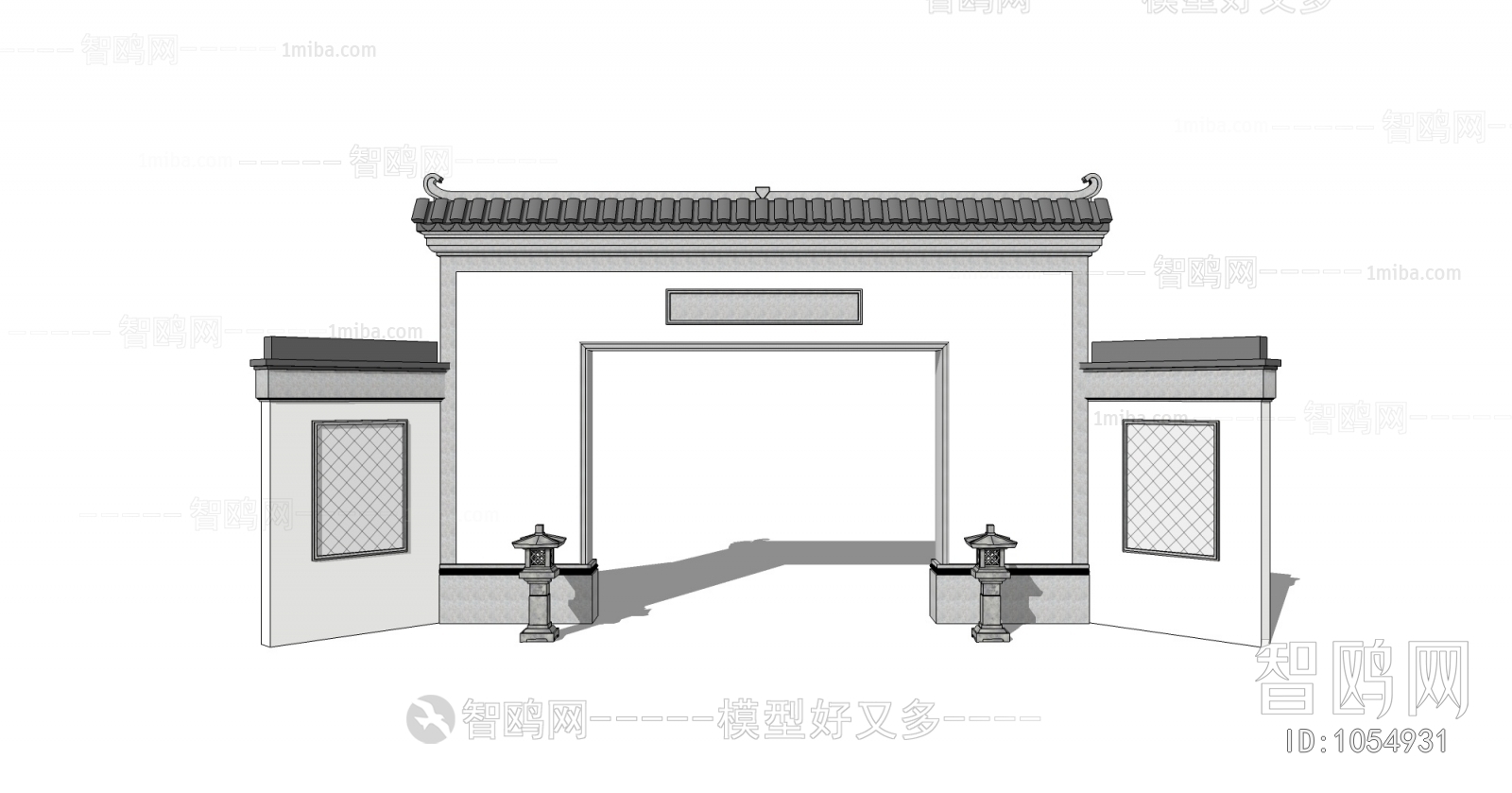 Chinese Style Building Component