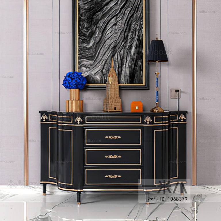 European Style Side Cabinet/Entrance Cabinet