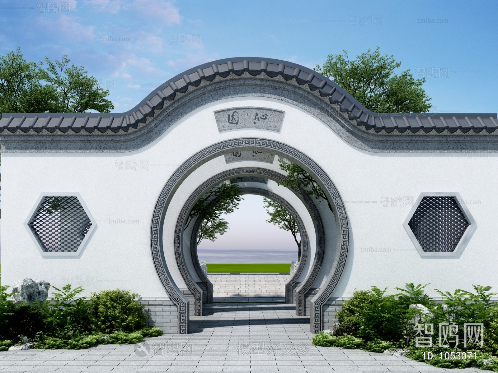 Chinese Style Building Component