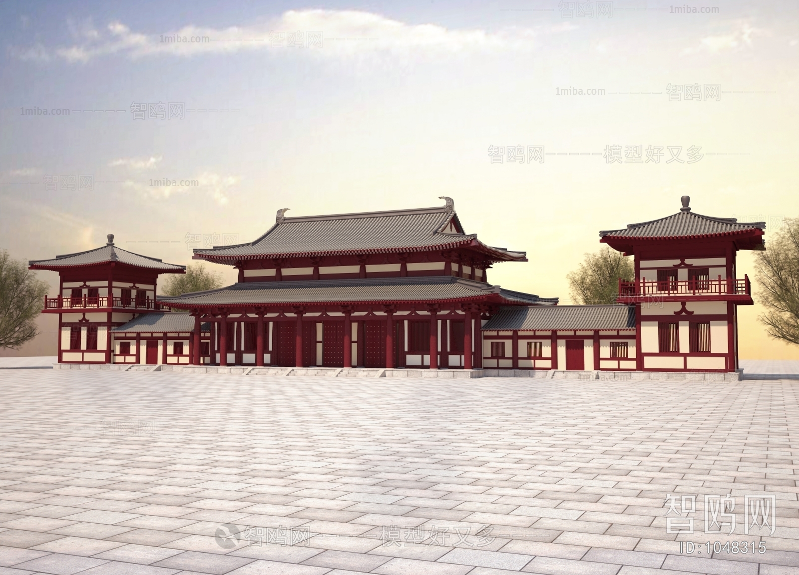 Chinese Style Ancient Architectural Buildings