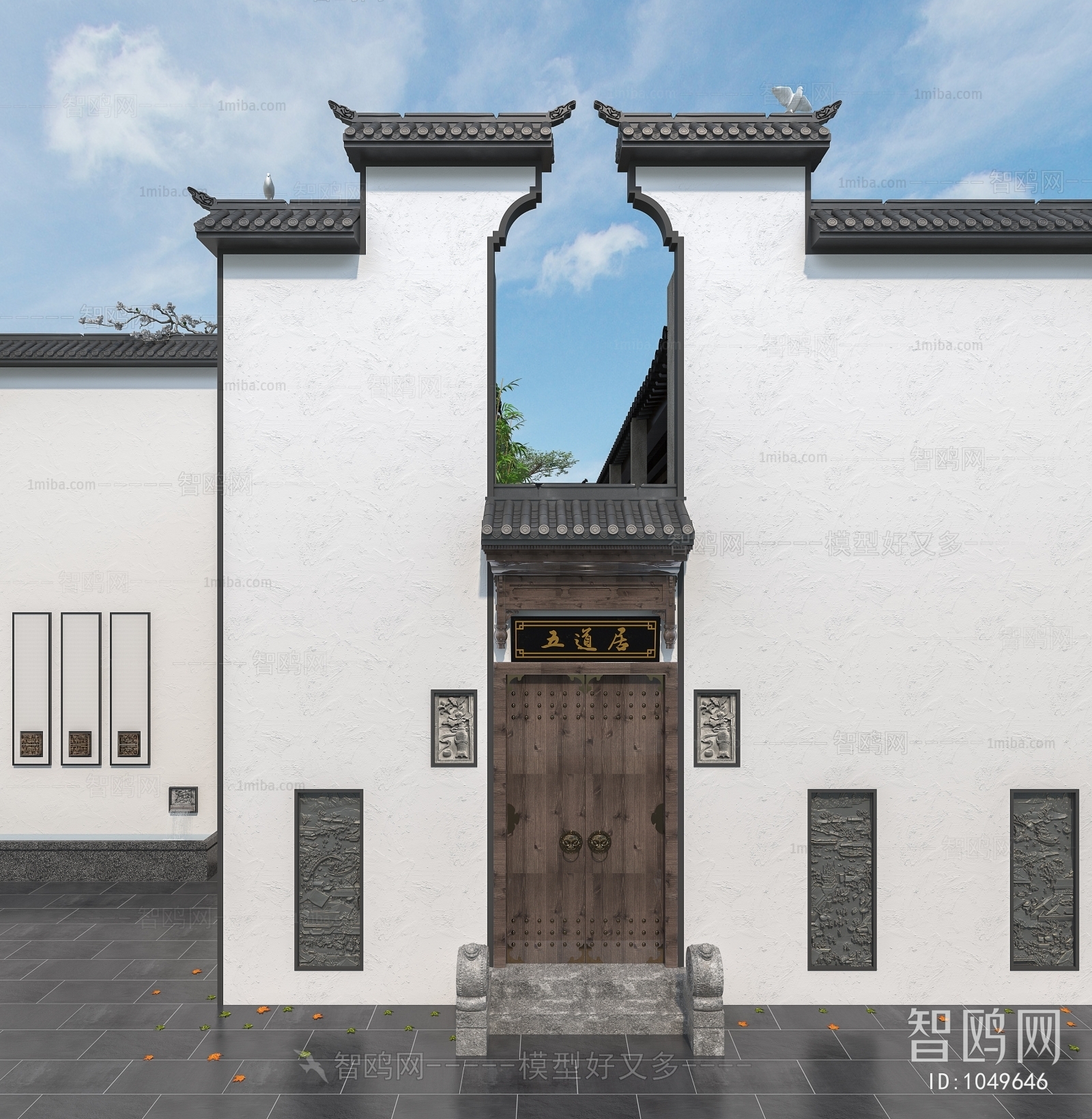 New Chinese Style Facade Element