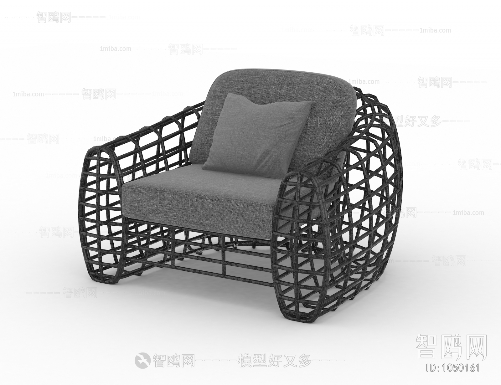 现代藤椅沙发