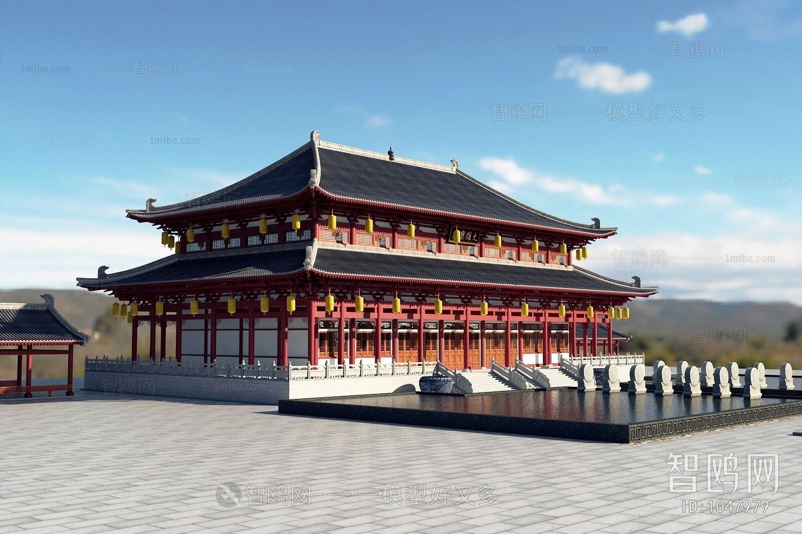 Chinese Style Ancient Architectural Buildings