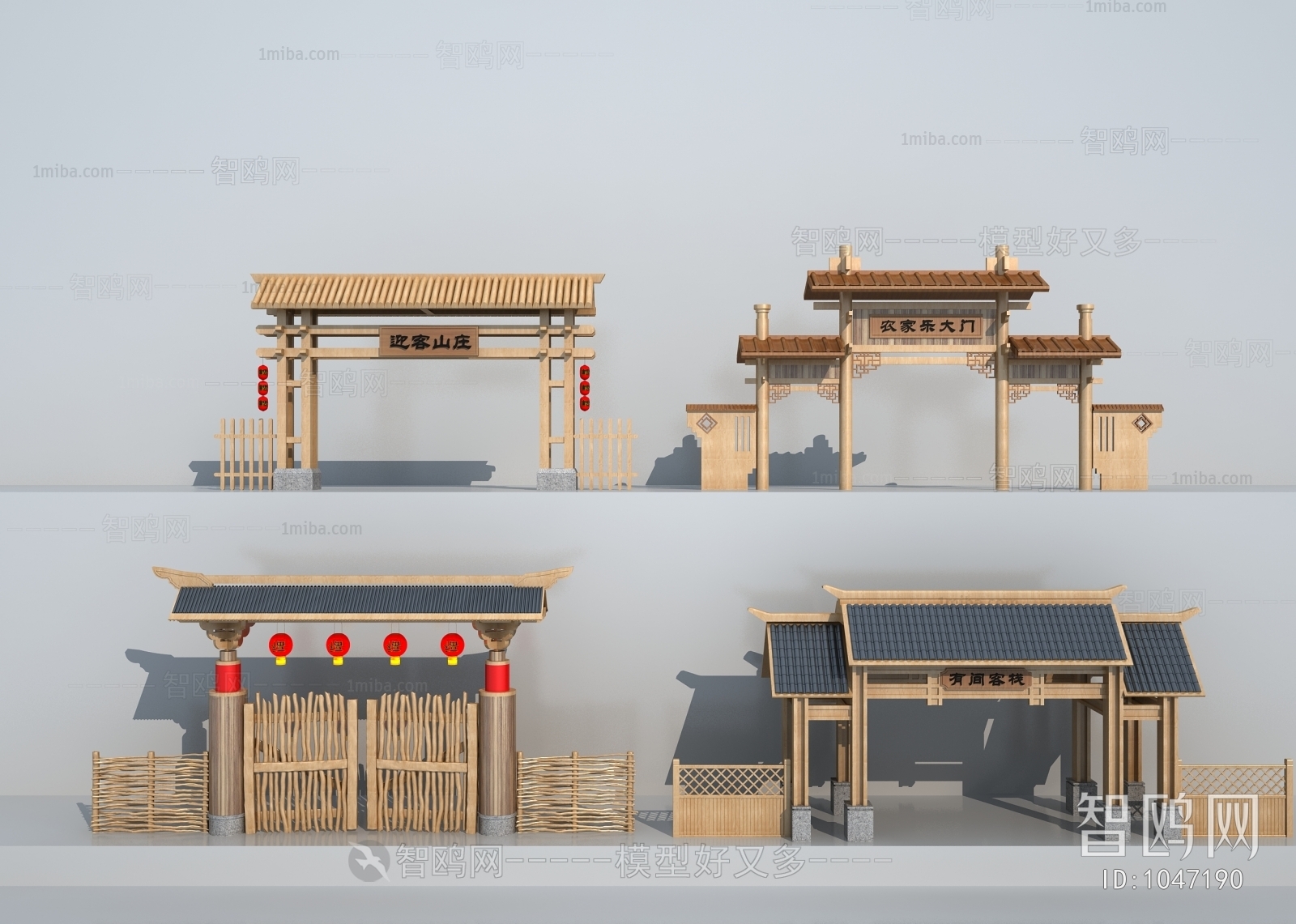 Chinese Style Building Component