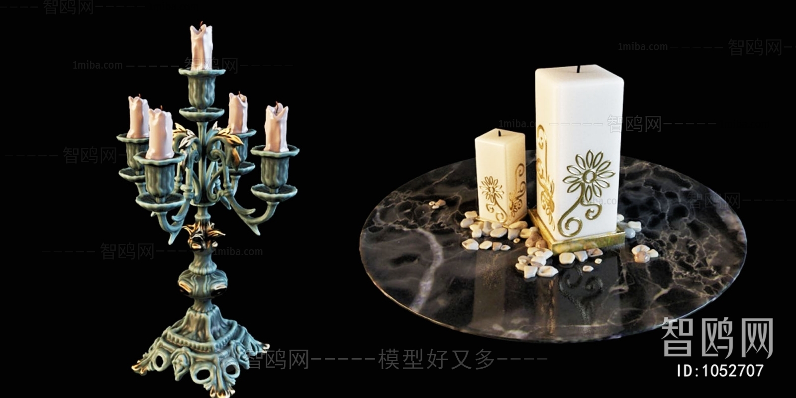 European Style Candles/Candlesticks