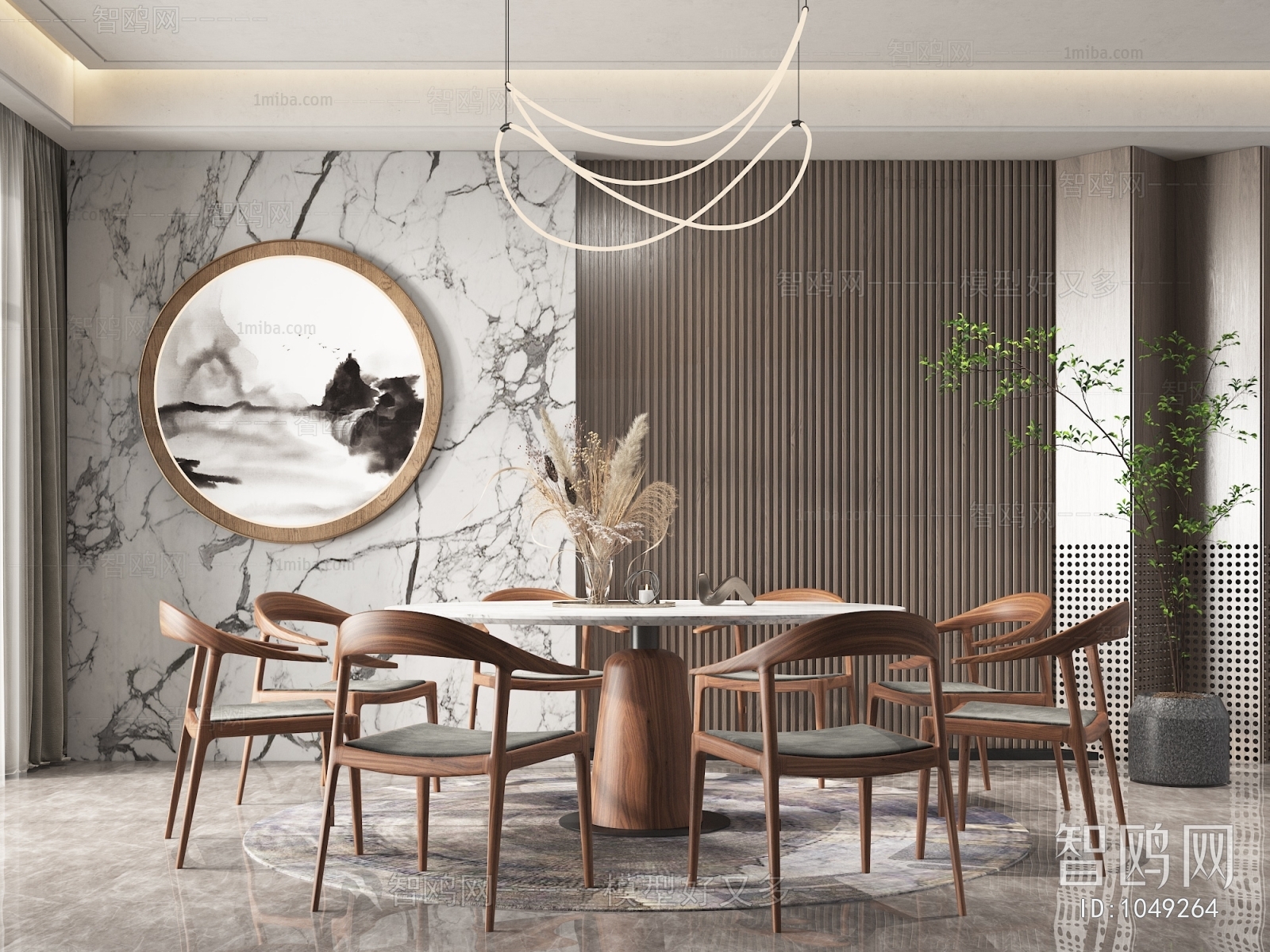 New Chinese Style Dining Room