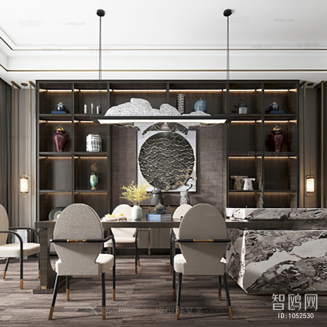 New Chinese Style Dining Room