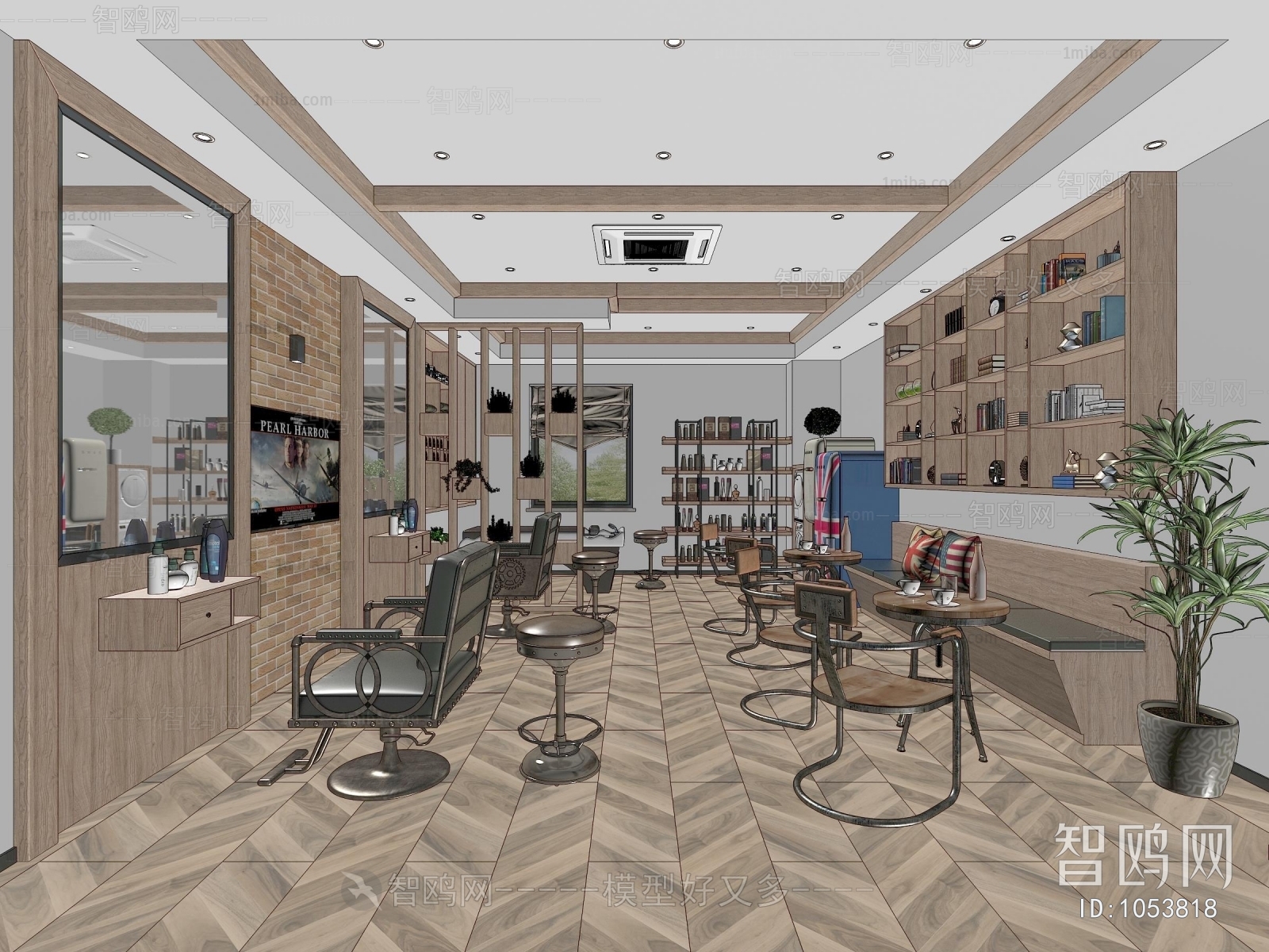 Industrial Style Barbershop