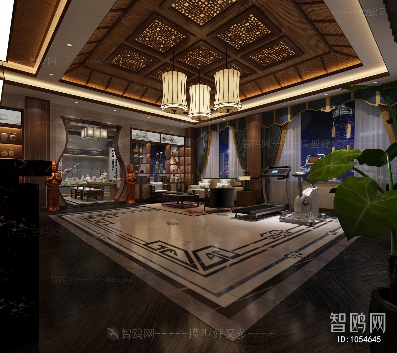 New Chinese Style Hotel Space