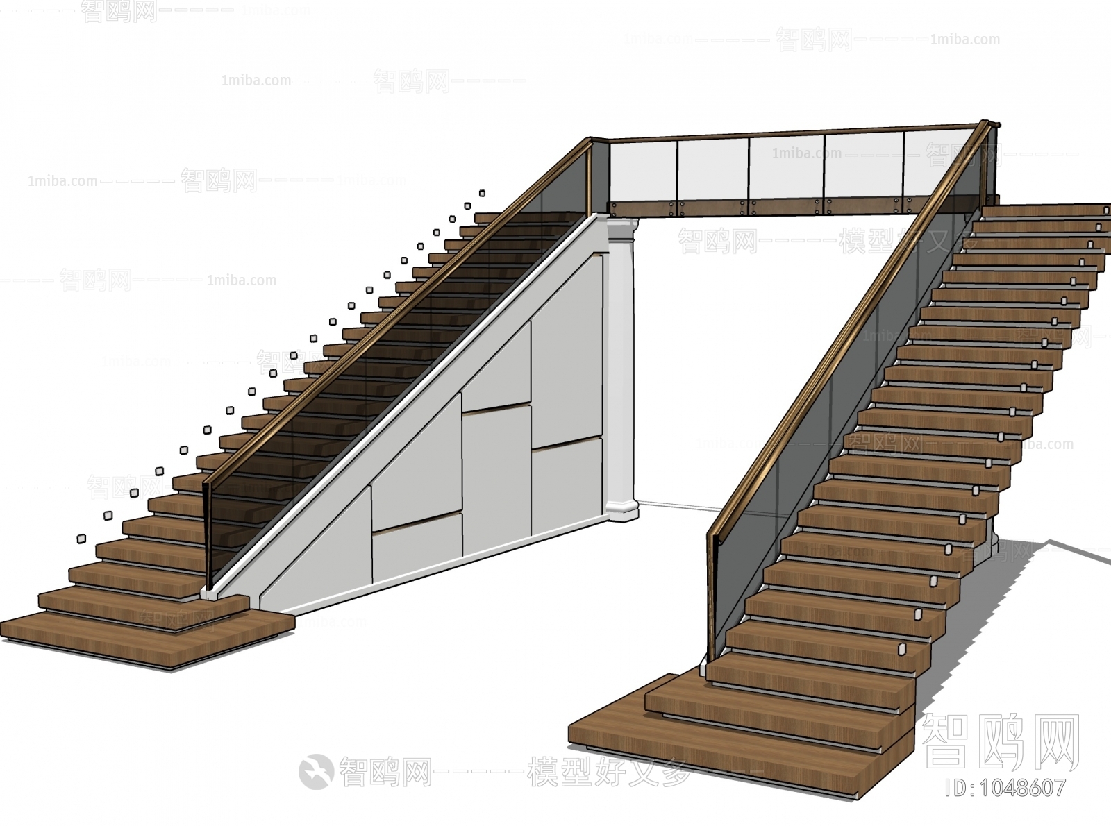 现代双楼梯