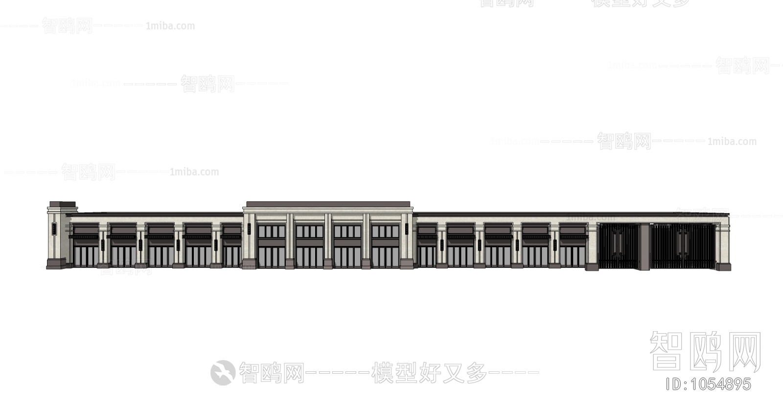 New Chinese Style Building Appearance