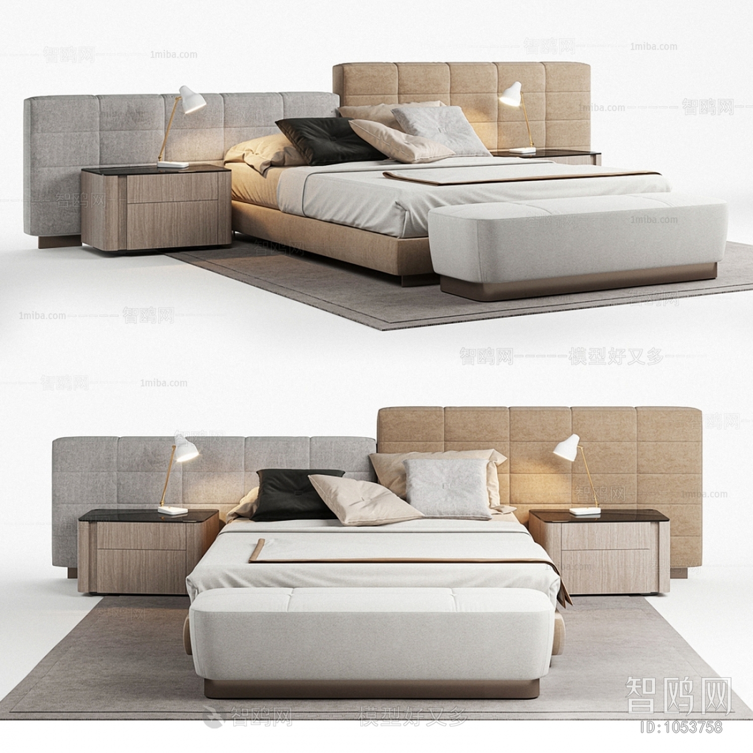 Modern Double Bed