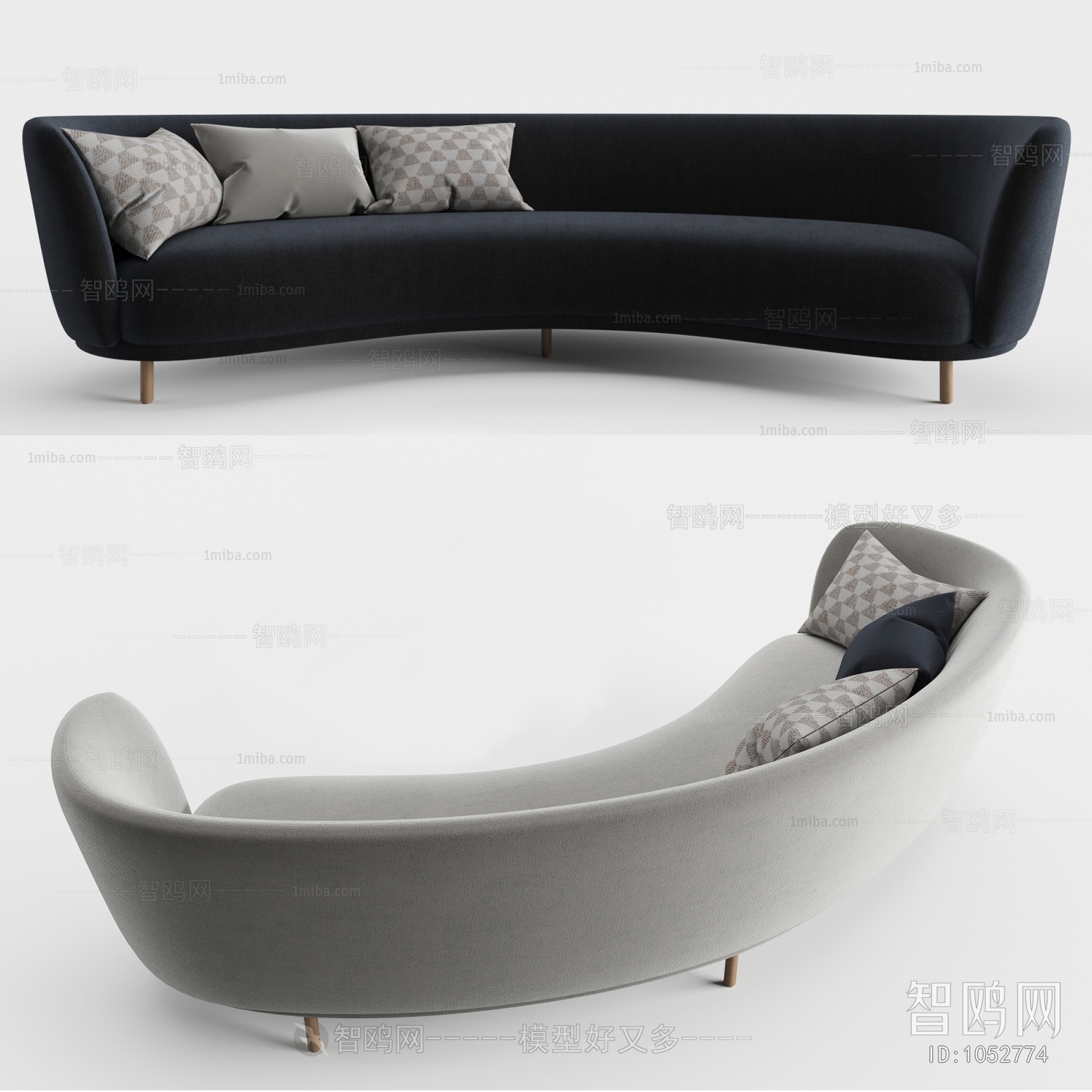 Modern Curved Sofa