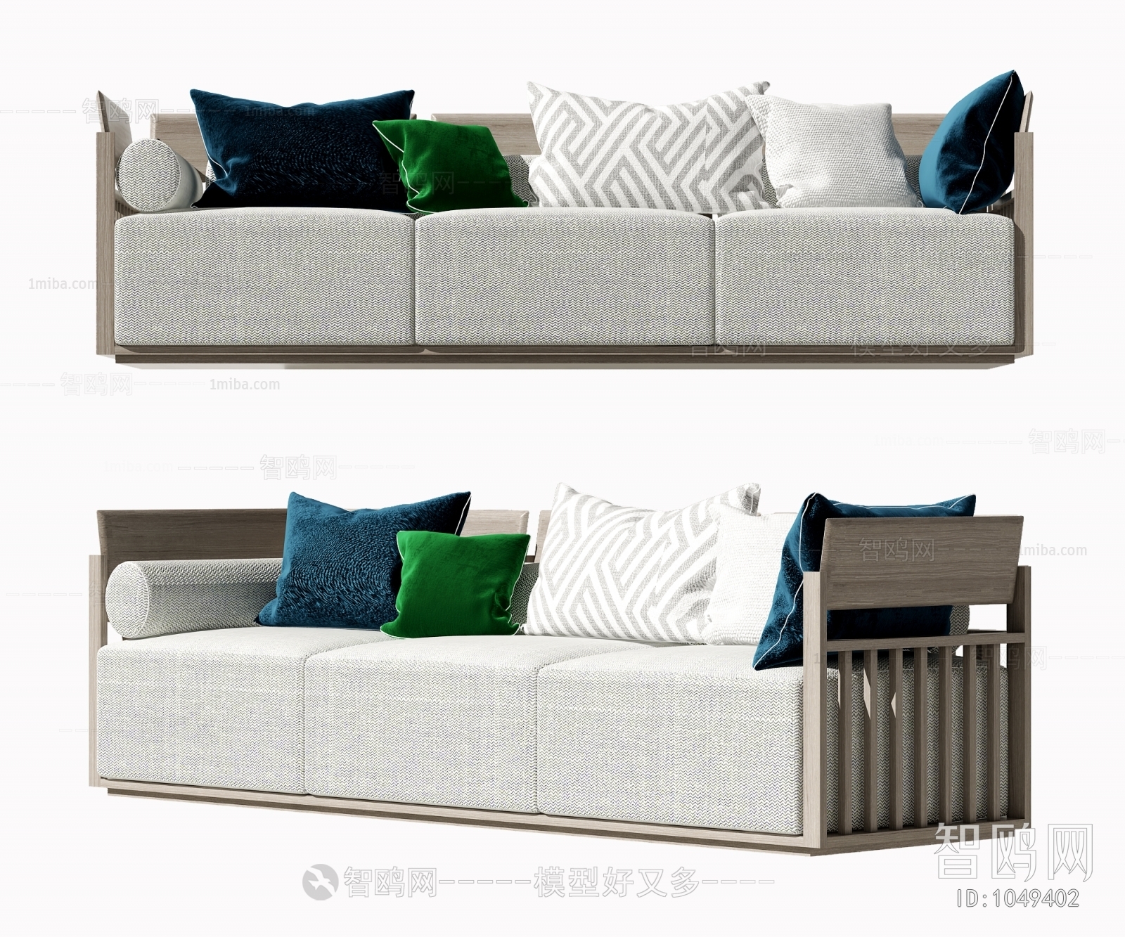 New Chinese Style A Sofa For Two