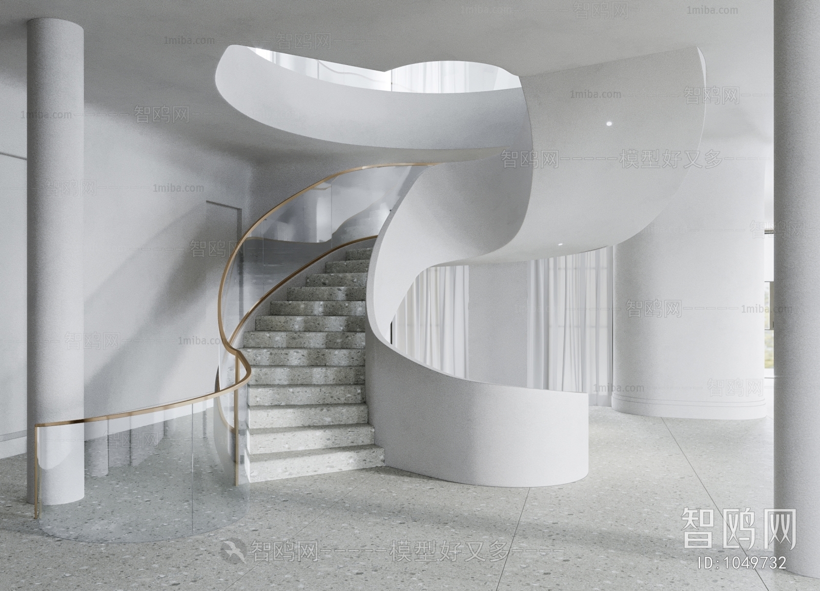 Modern Rotating Staircase