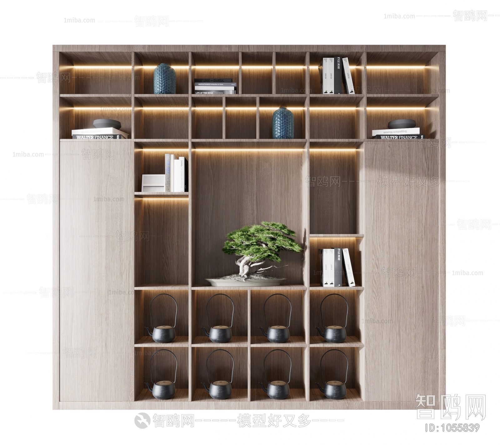 New Chinese Style Bookcase