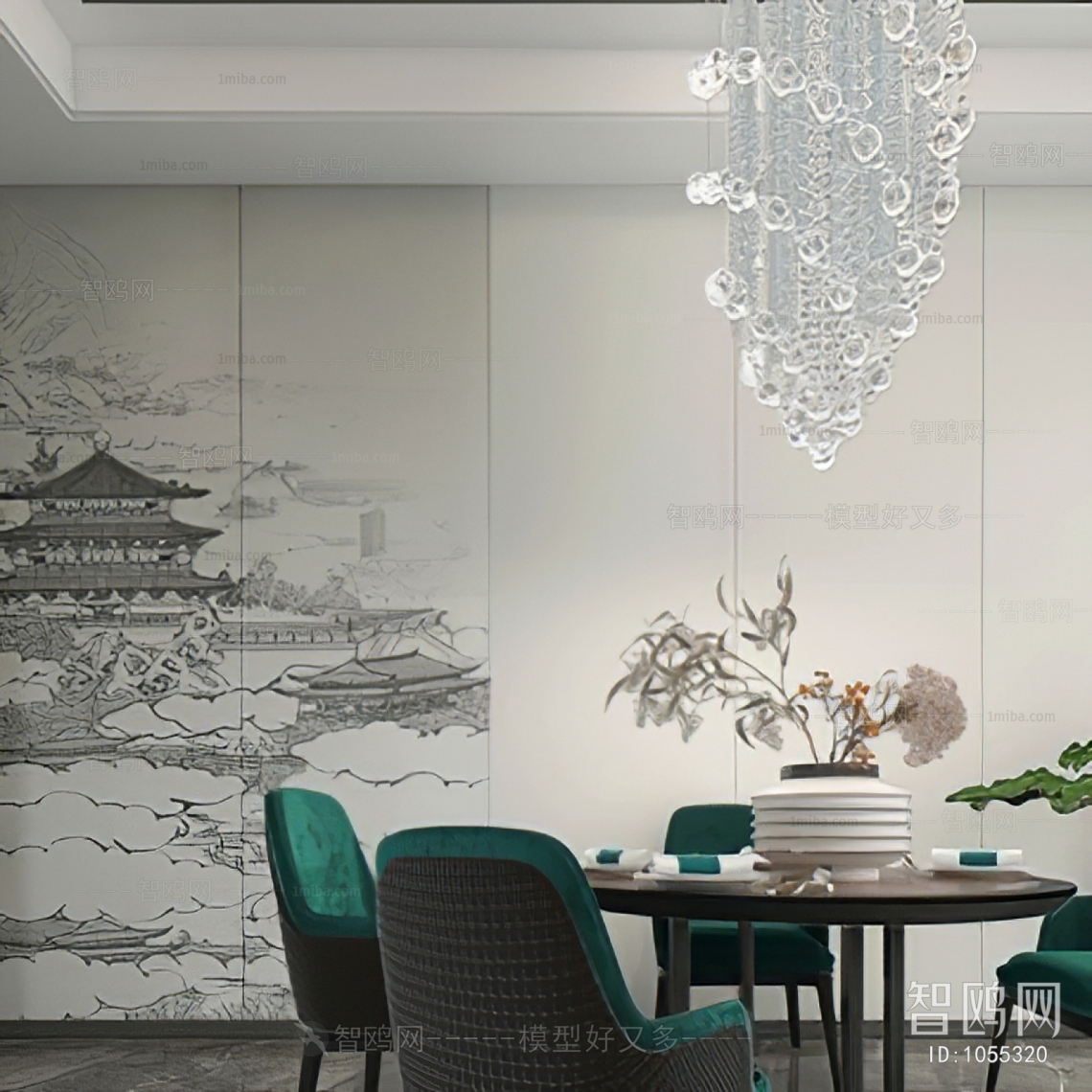 New Chinese Style Dining Room