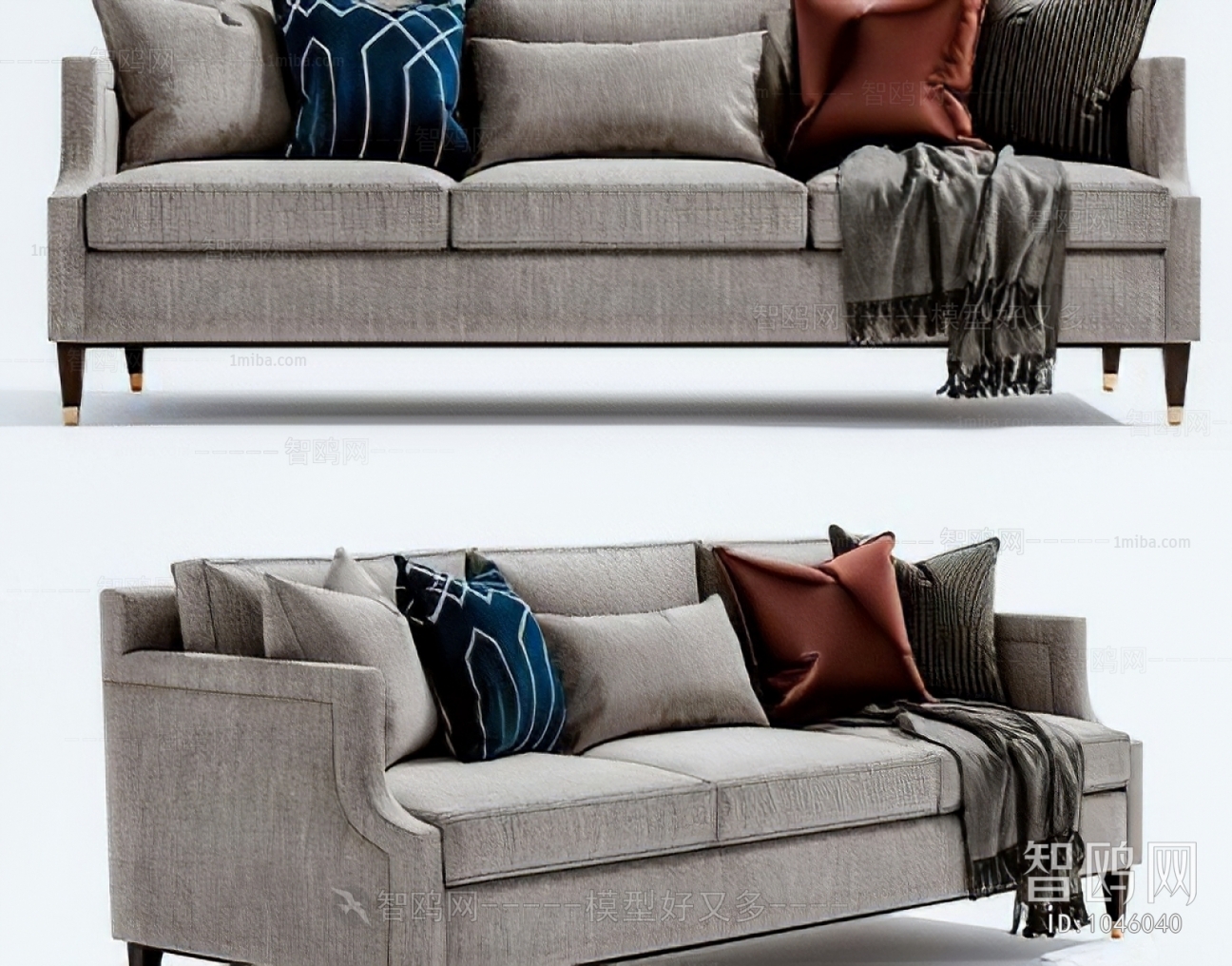 Modern Three-seat Sofa