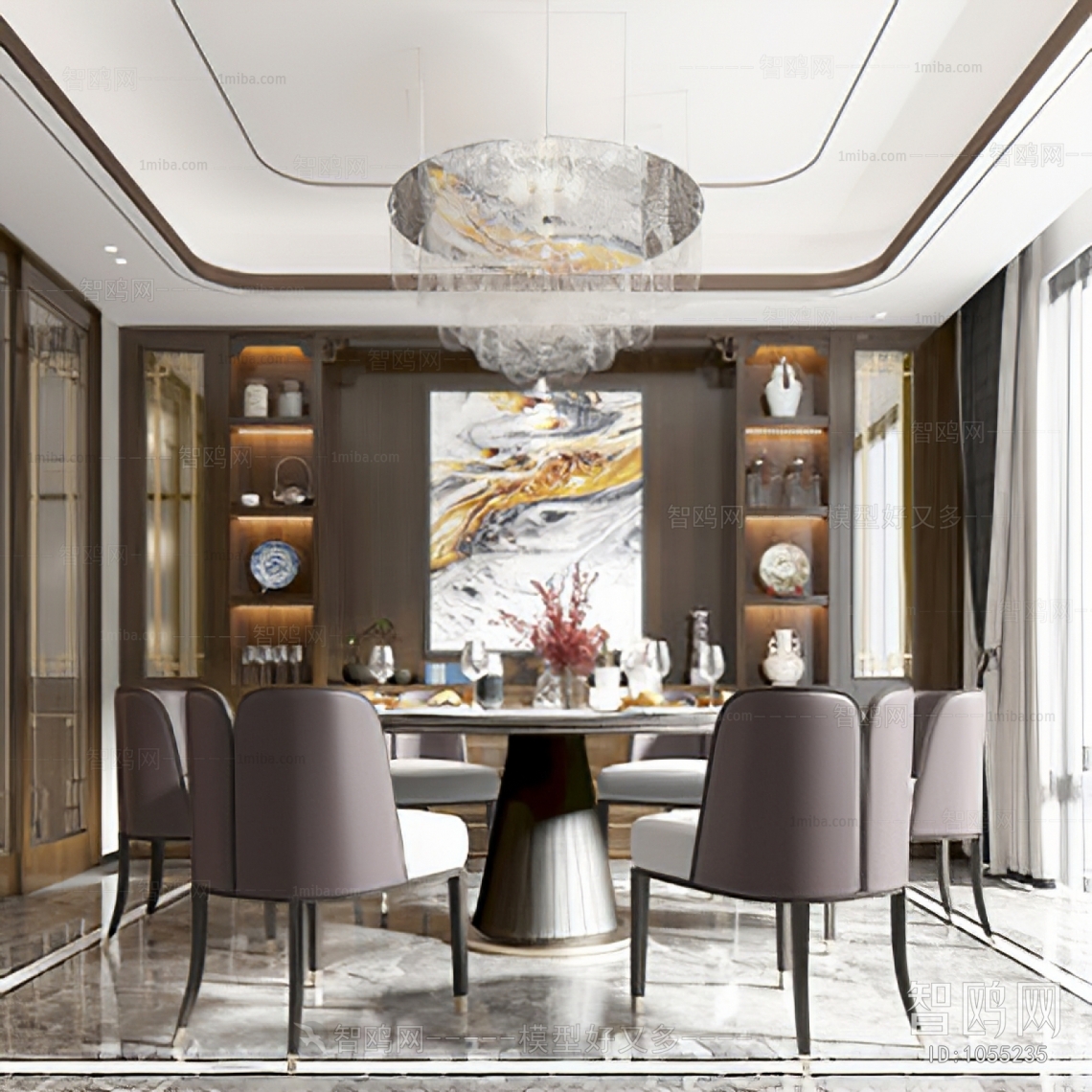 New Chinese Style Dining Room