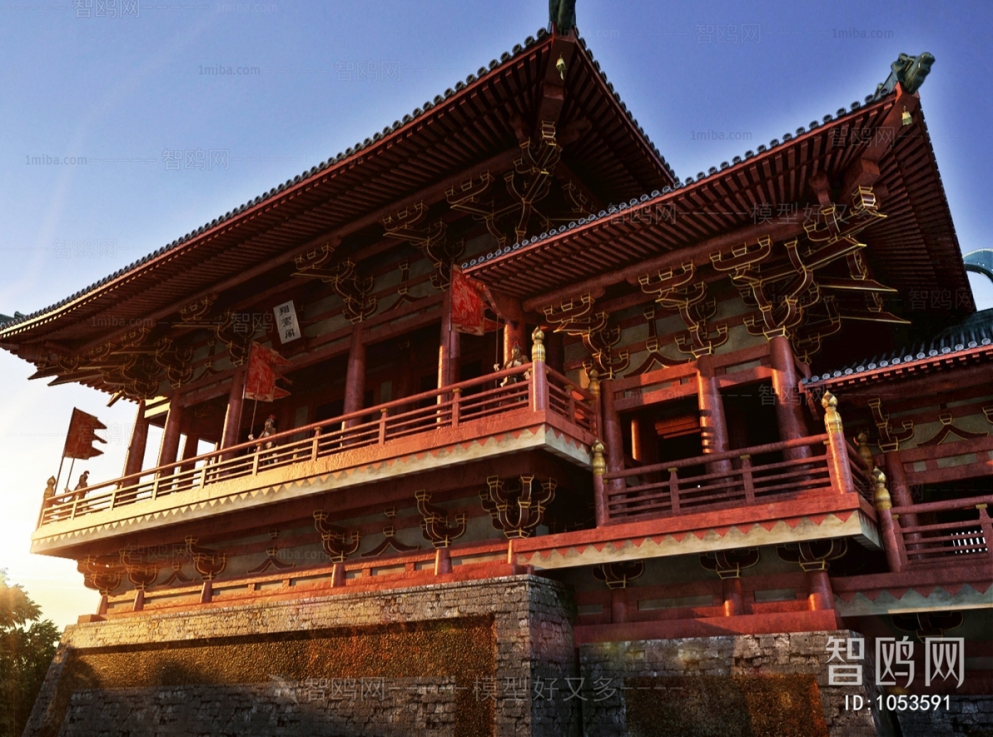 Chinese Style Ancient Architectural Buildings