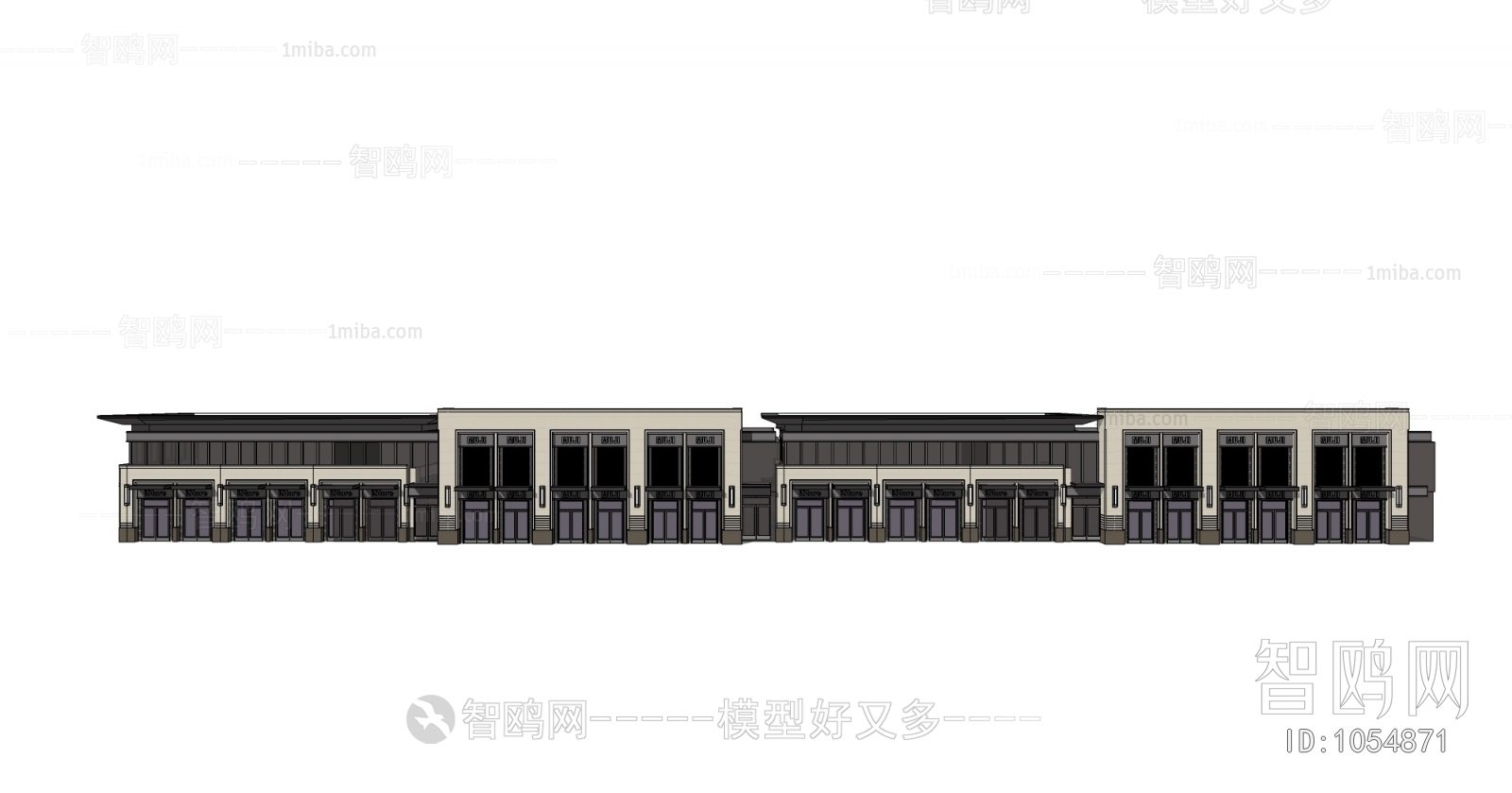 New Chinese Style Building Appearance