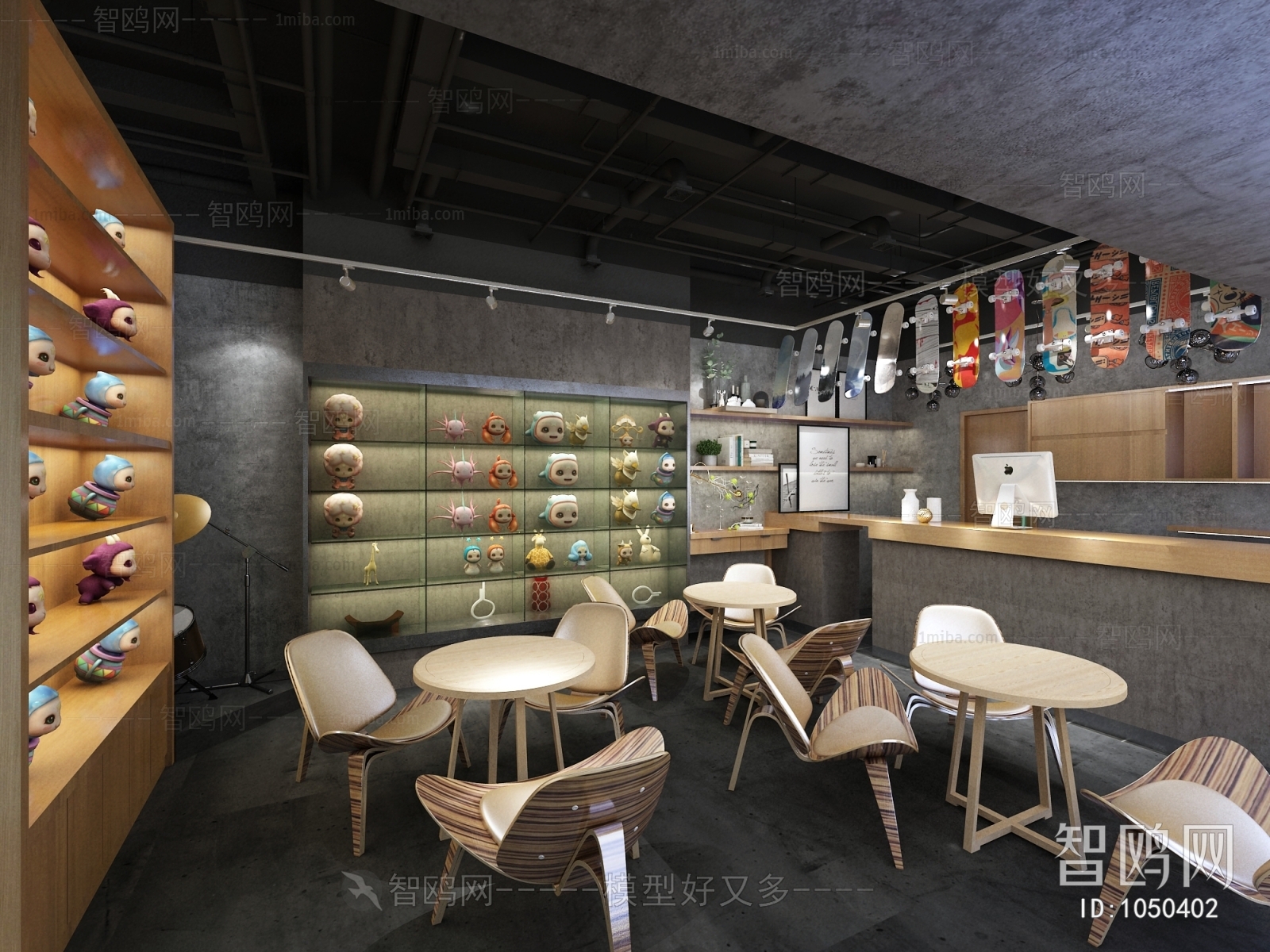 Industrial Style Clothing Store