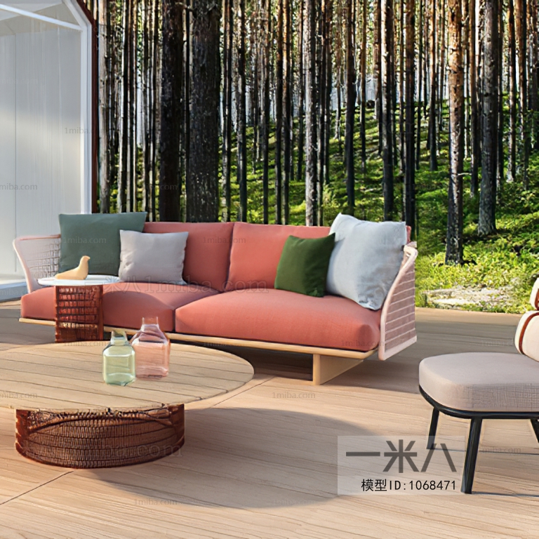 Nordic Style Outdoor Sofa