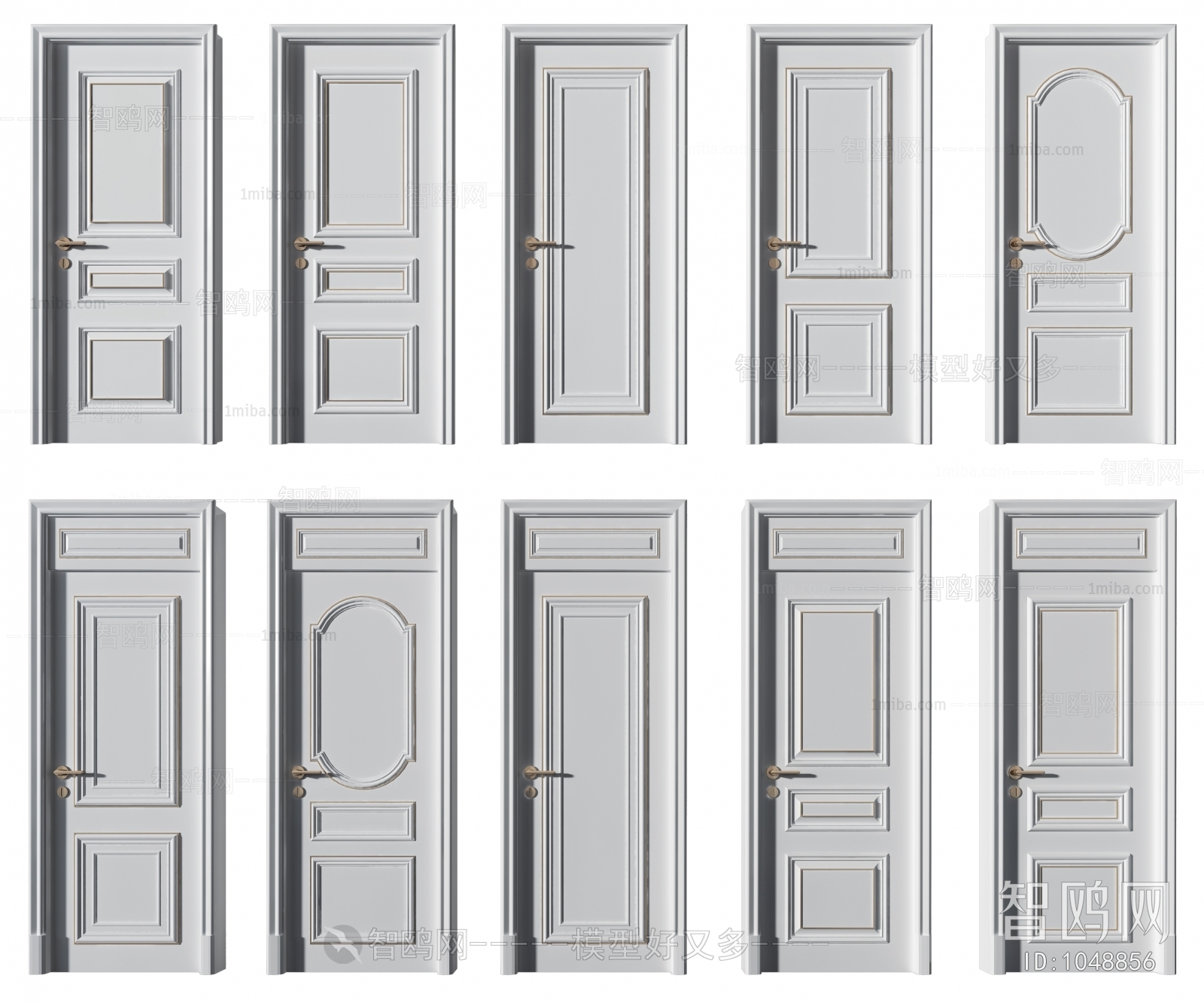 Simple European Style Door